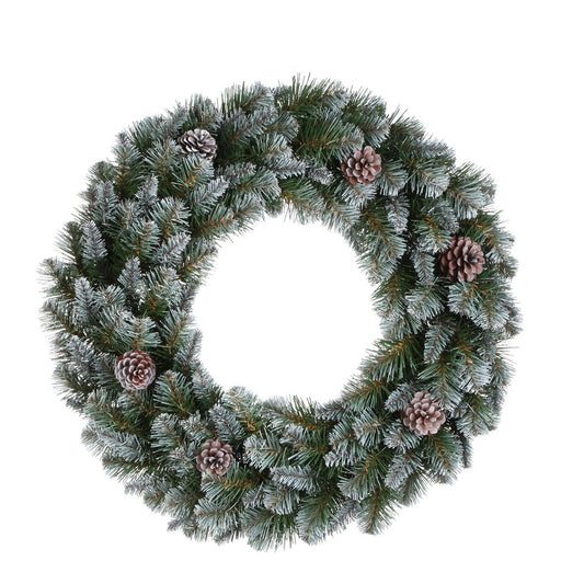 Empress Kerstkrans - Ø60 cm - Frosted Green