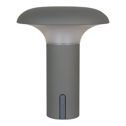 Ramsey LED Lamp - Lamp, rechargeable, gray