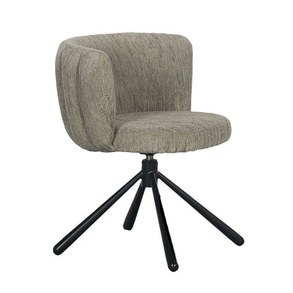 Shell Swivel Chair Crocodile Green