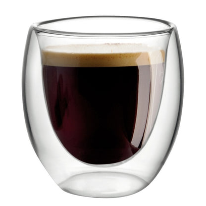 Set van 4 dubbele espresso glazen 80ml – Aulica luxe