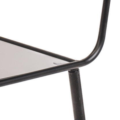 Side table / Bedside table - Black - 50x35x60cm