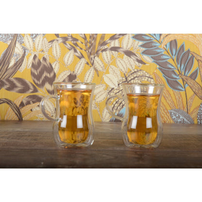 Dubbelwandige Thee- of Koffiebekers – Aulica – Set van 2 – 200 ml |woon-meubel.nl