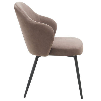 Eetkamerstoel Kendra – Ramses – Taupe | woon-meubel.nl