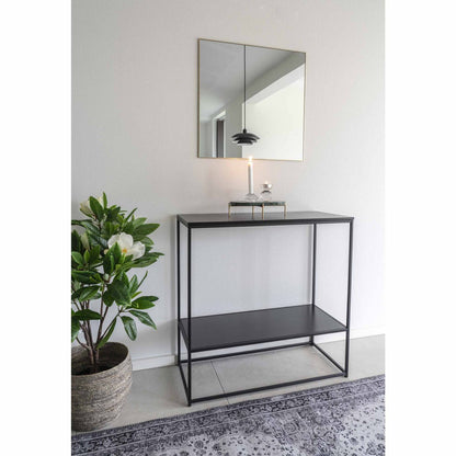 Jersey Spiegel vierkant - Messinglook, 60x60 cm |woon-meubel.nl
