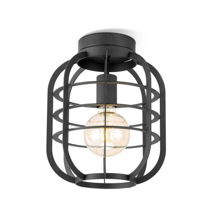 Modern LED Ceiling Lamp Nero M - black