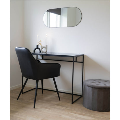 Bureau Vita - noir, acier, 100x45x75cm