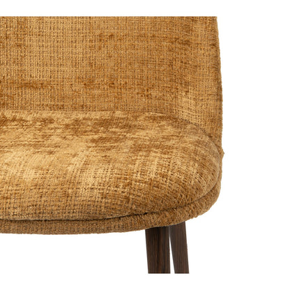 Gold egg chair - set of 2