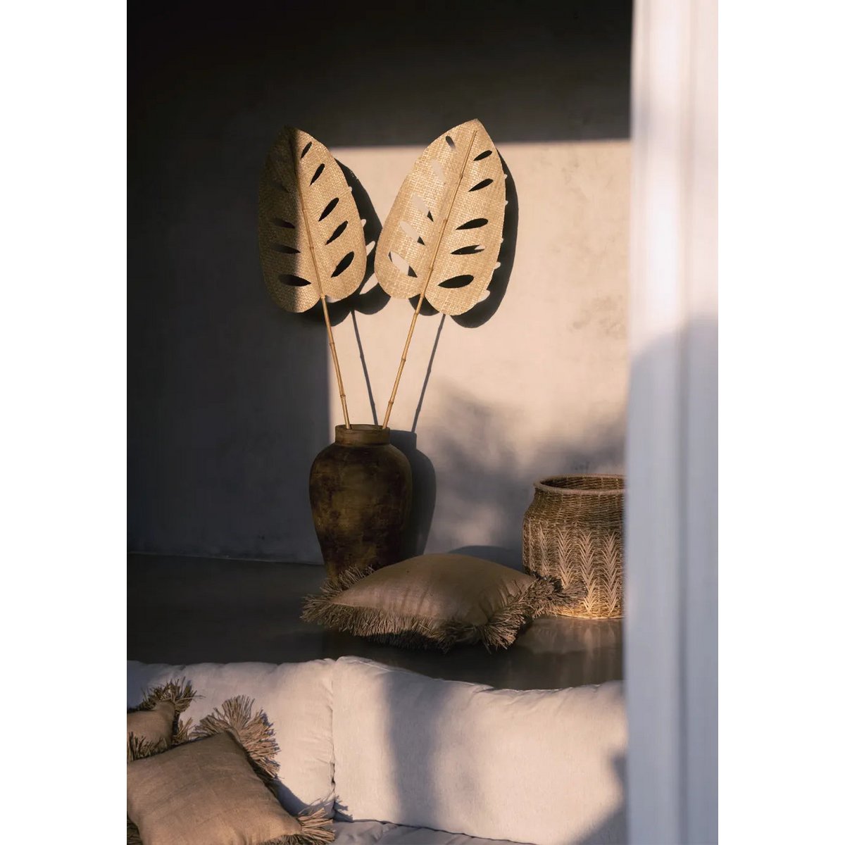 Handgemaakte Rotan Mand - Naturel - M | woon-meubel.nl