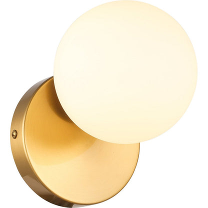 Maria Wall Lamp White Gold
