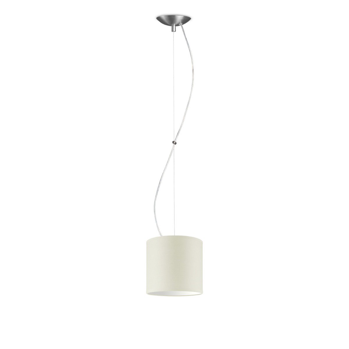 Hanglamp Deluxe met lampenkap, E27, warm wit, 16cm