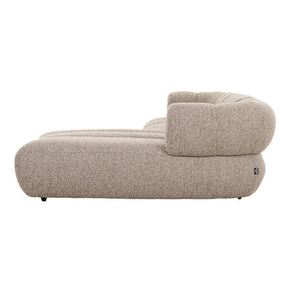 Bank New York 4-zits  (Rechts) Sand Boucle Designbank |woon-meubel.nl