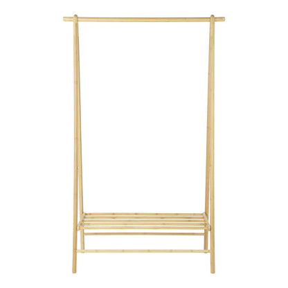 Manaus Kledingrek - Naturel, Bamboe, 104x46x164 cm | woon-meubel.nl