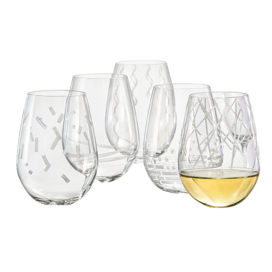BASS Waterglazen – Set van 6 – Laag Model – Glas – 10 cm |woon-meubel.nl