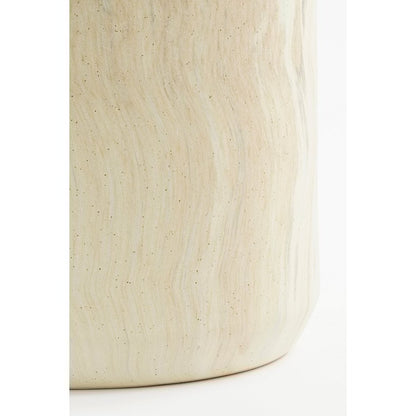 Trentino Vaas - L29 x B25 x H39 cm - Keramiek - Beige