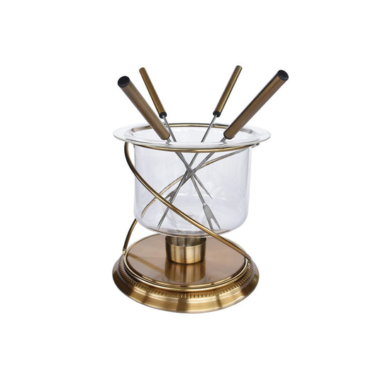 Aulica Gouden Fondueset 4 Personen – Stijlvol en Gezellig