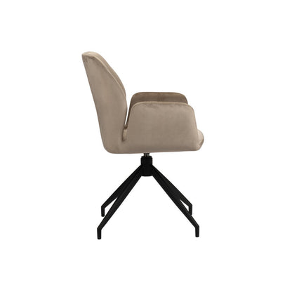 Chaise pivotante Storm Sand White
