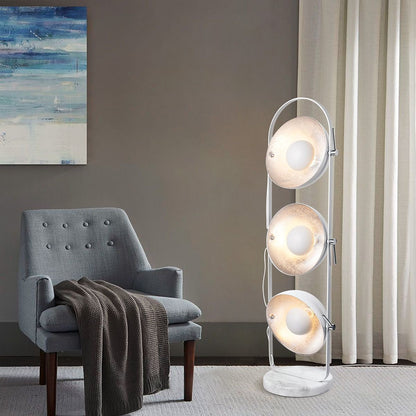 Banck Floor Lamp Sand White - Industrial Floor Lamp