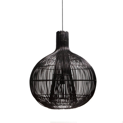 Hanglamp RAVI mat zwart Ø50x57cm | woon-meubel.nl