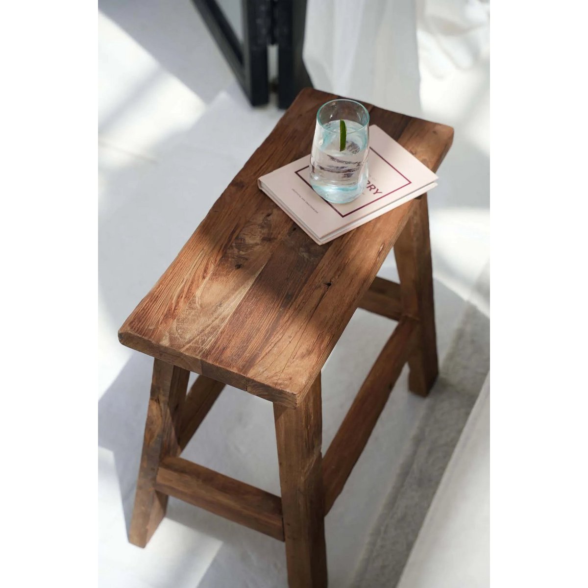 The Fab Rustic Stool - Natural