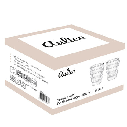 Thee en koffie dubbel -wandbekers 250 ml - Set 2