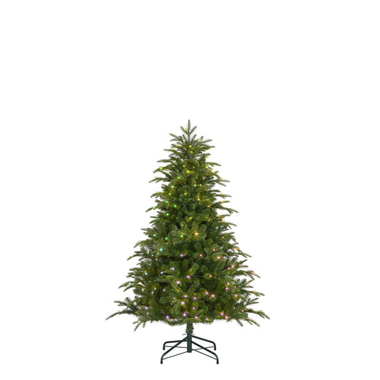 Smart lighting Nestow Kunstkerstboom - H155 x Ø107 cm - Groen