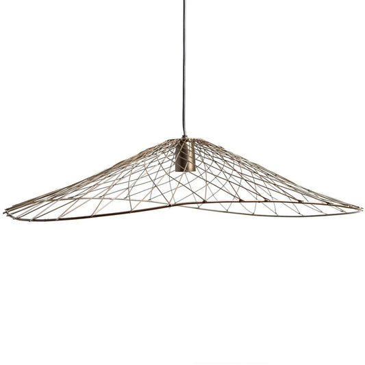 Hanglamp OLIVER antiek brons 70x60x15cm