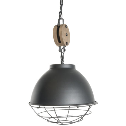 Hanglamp Burns Burned Staall, Robuste lamp |woon-meubel.nl