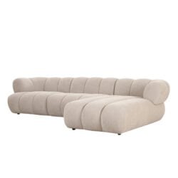 Bank New York 4-seater (Right Lounge) Beige