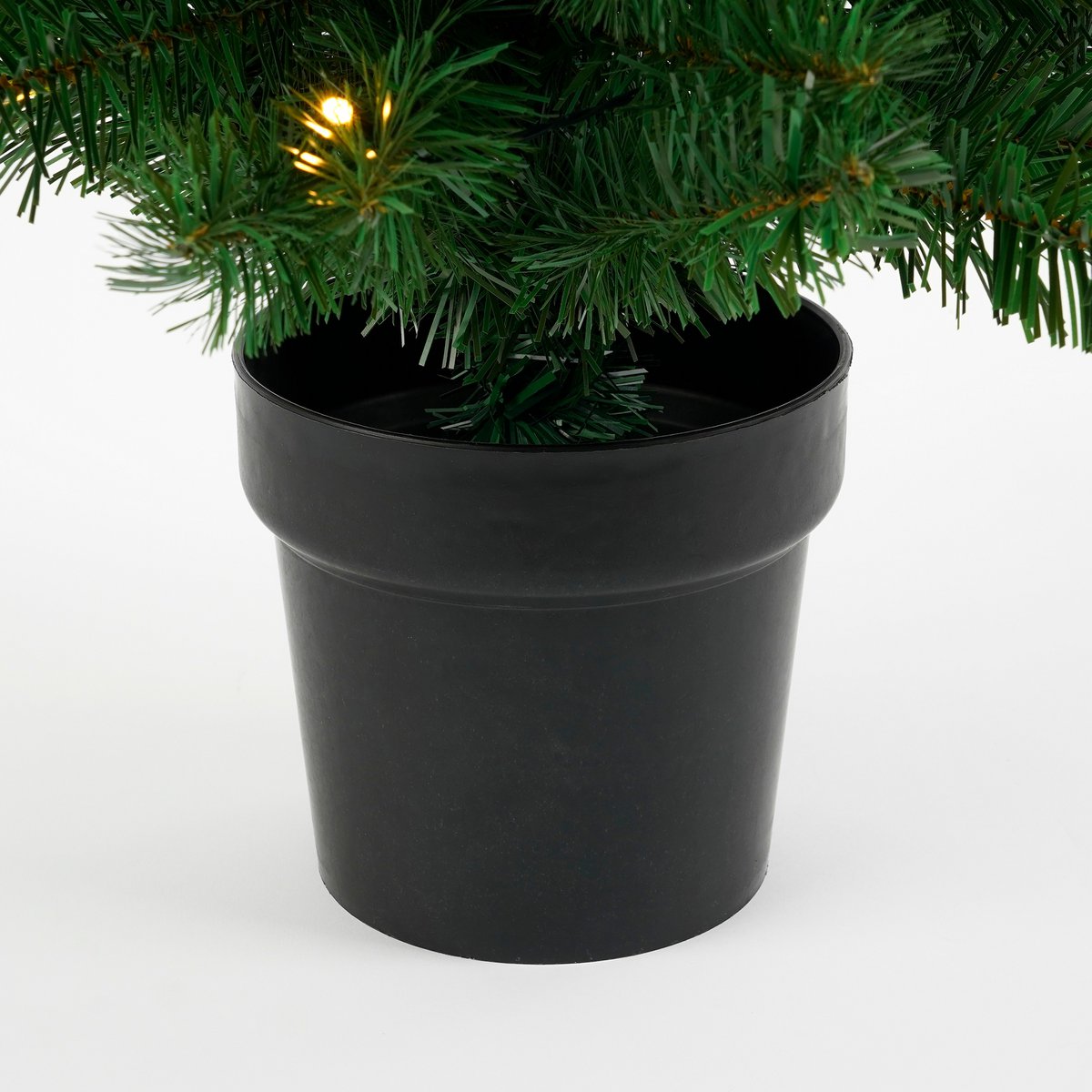 Norton Kunstkerstboom in Pot met LED Verlichting - H90 x Ø50 cm - Groen