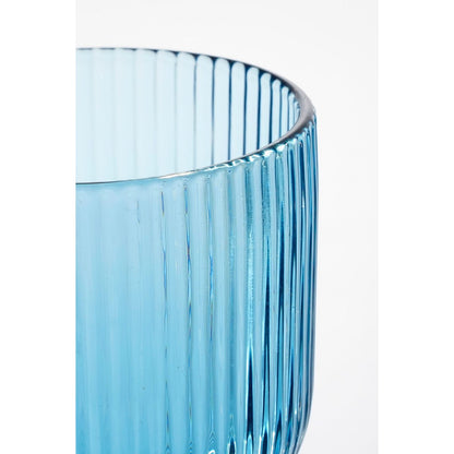 Merlot Wijnglas blauw - Set van 6 - 250 ml - Glas |woon-meubel.nl