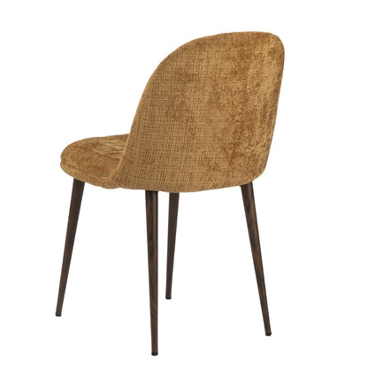 Gold egg chair - set of 2
