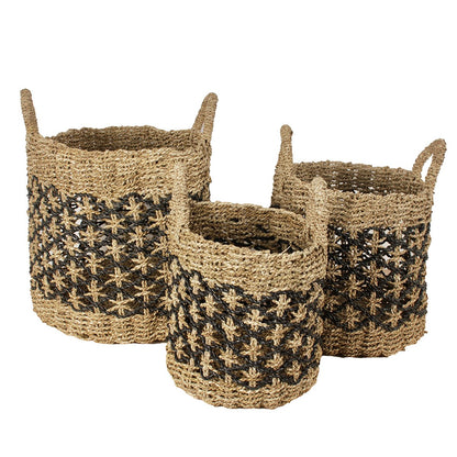 Manden Star Handgemaakt - set van 3| woon-meubel.nl