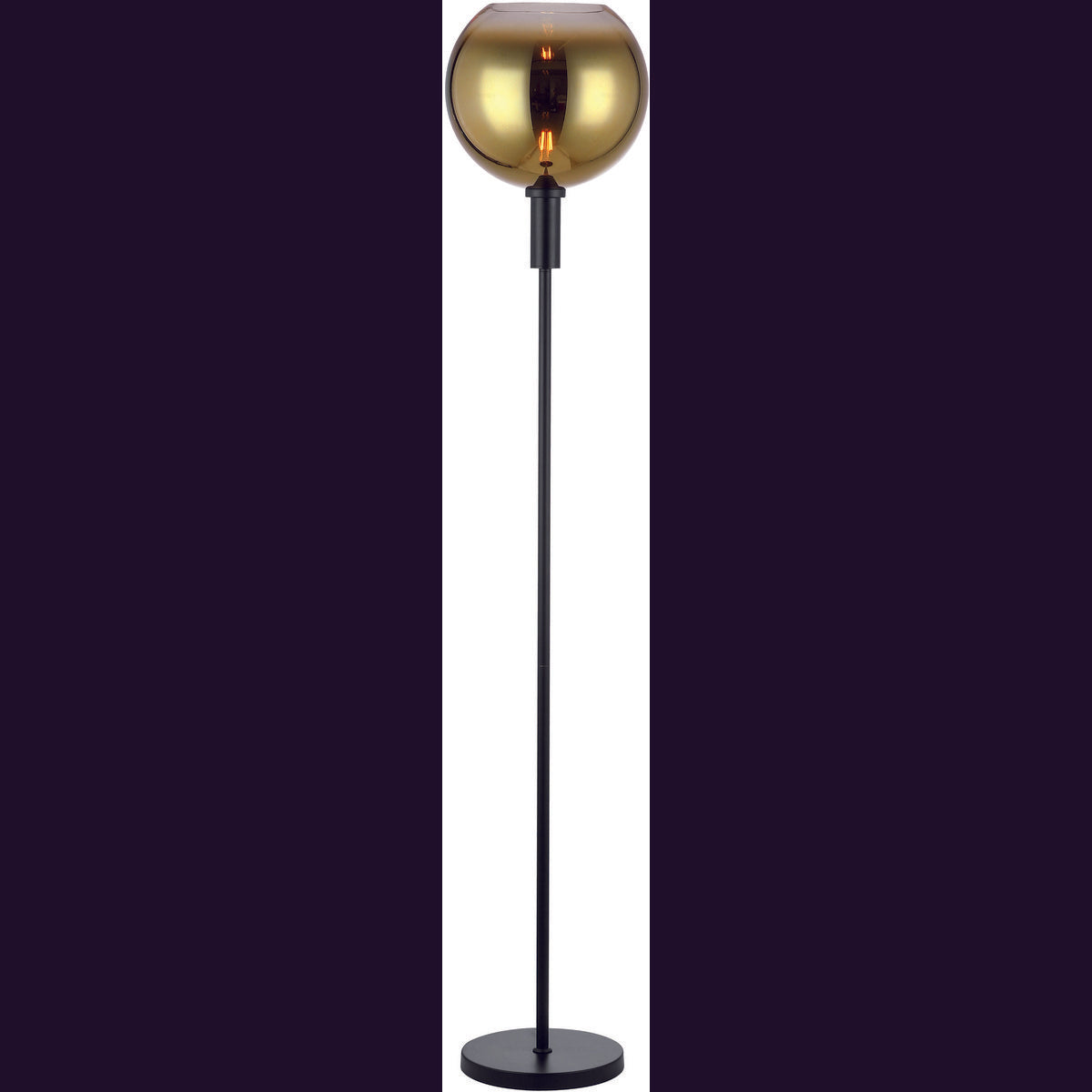 Vloerlamp, 1-lichts, V850 goud