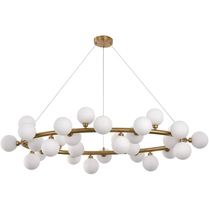 Elite White Gold 100CM Pendant Lamp