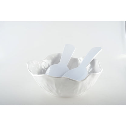 Aulica Witte Saladebestek – Melamine 27cm – Elegant & Stevig |woon-meubel.nl