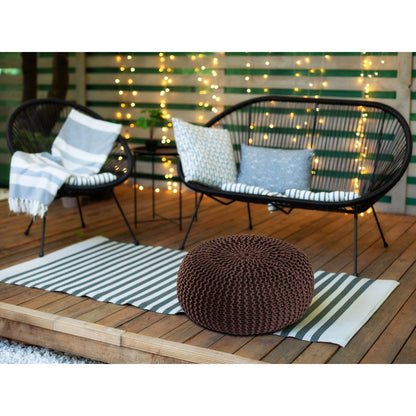 Outdoor Poef – Ø 55 cm – Waterdicht – In Diverse Kleuren |woon-meubel.nl