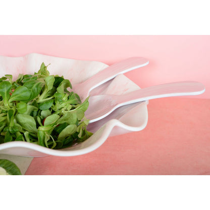 Aulica Roze Saladebestek – Melamine 27cm – Elegant & Stevig |woon-meubel.nl
