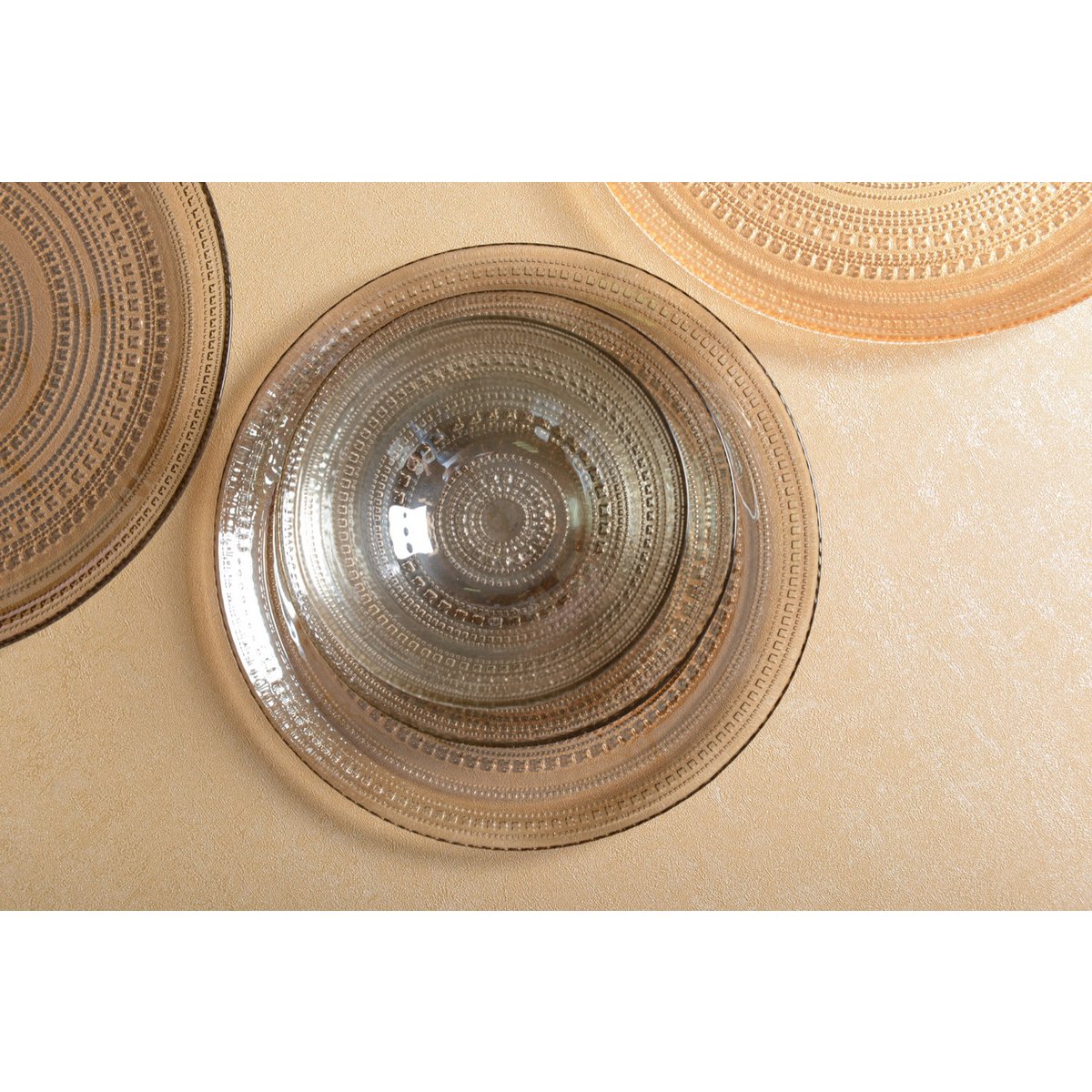 Aulica Presentatieplaat 33 cm – Ave Caesar – Rookglas |woon-meubel.nl
