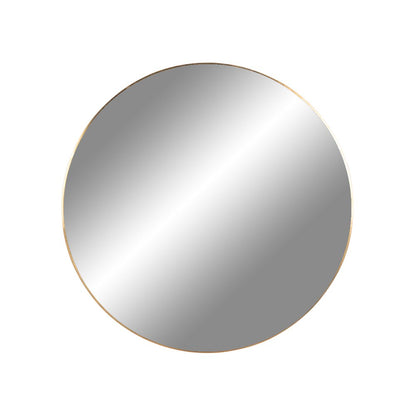 Jersey Spiegel rond in zwart of messing look 40/60/60/80