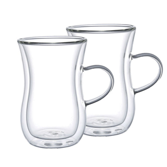 Dubbelwandige Thee- of Koffiebekers – Aulica – Set van 2 – 200 ml |woon-meubel.nl