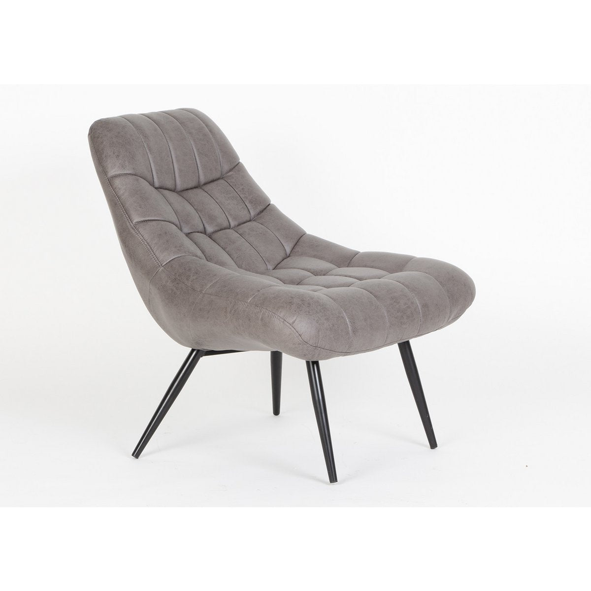 Fauteuil XXL kunstleer donkerbruin |woon-meubel.nl