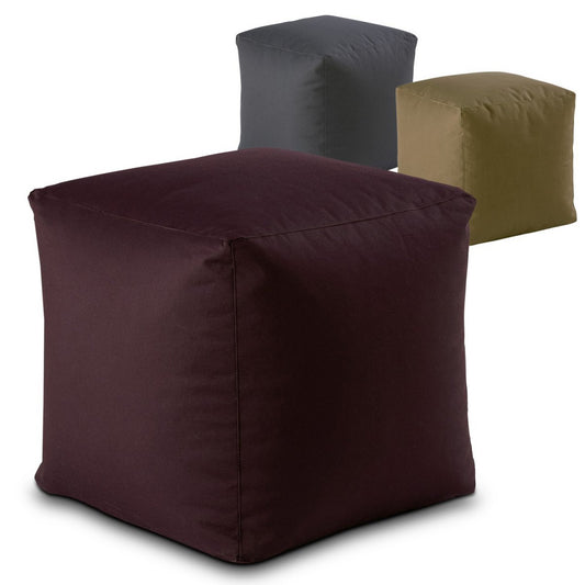 Vierkante Waterdichte Poef / Voetsteun – 45x45x45 cm | Nylon | Voor Binnen & Buiten | Voglrieder