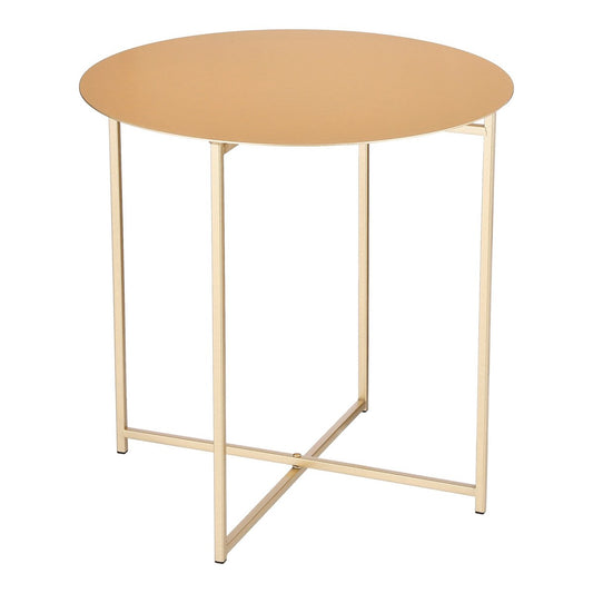 Mikki Bijzettafel - H45 x Ø45 cm - Metaal - Goud |woon-meubel.nl