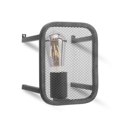 Applique Murale Moderne Weave | 15/15/20cm | Noir | E27