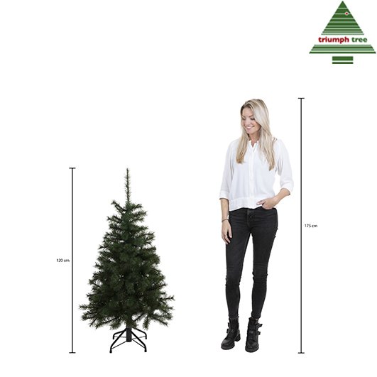 Forrester Kunstkerstboom - H120 x Ø81 cm - Groen