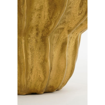 Altea Vase - H28 x Ø25 cm - Ceramic - Gold