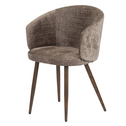 Luna Chair Mink - eetkamerstoel - set van 2 |woon-meubel.nl