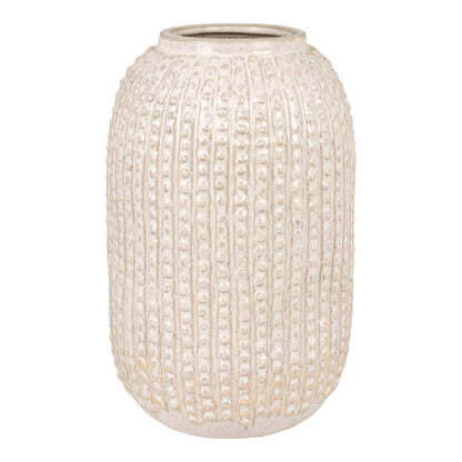 Vaas - Beige keramiek |woon-meubel.nl