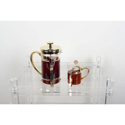Set van 6 Gouden Theelepels Arabesques – Aulica