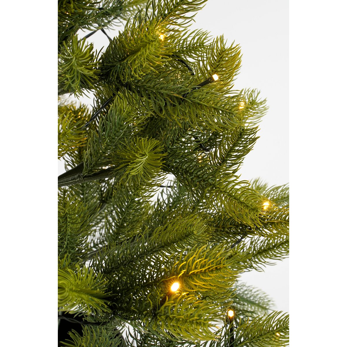 Nigata Kunstkerstboom in Pot met LED Verlichting - H90 x Ø55 cm - Groen